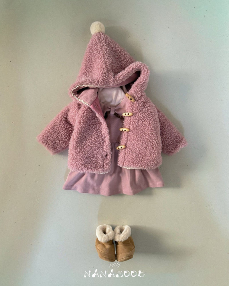 Banana J - Korean Baby Fashion - #babyoutfit - Bebe Cone Cozy Coat - 11
