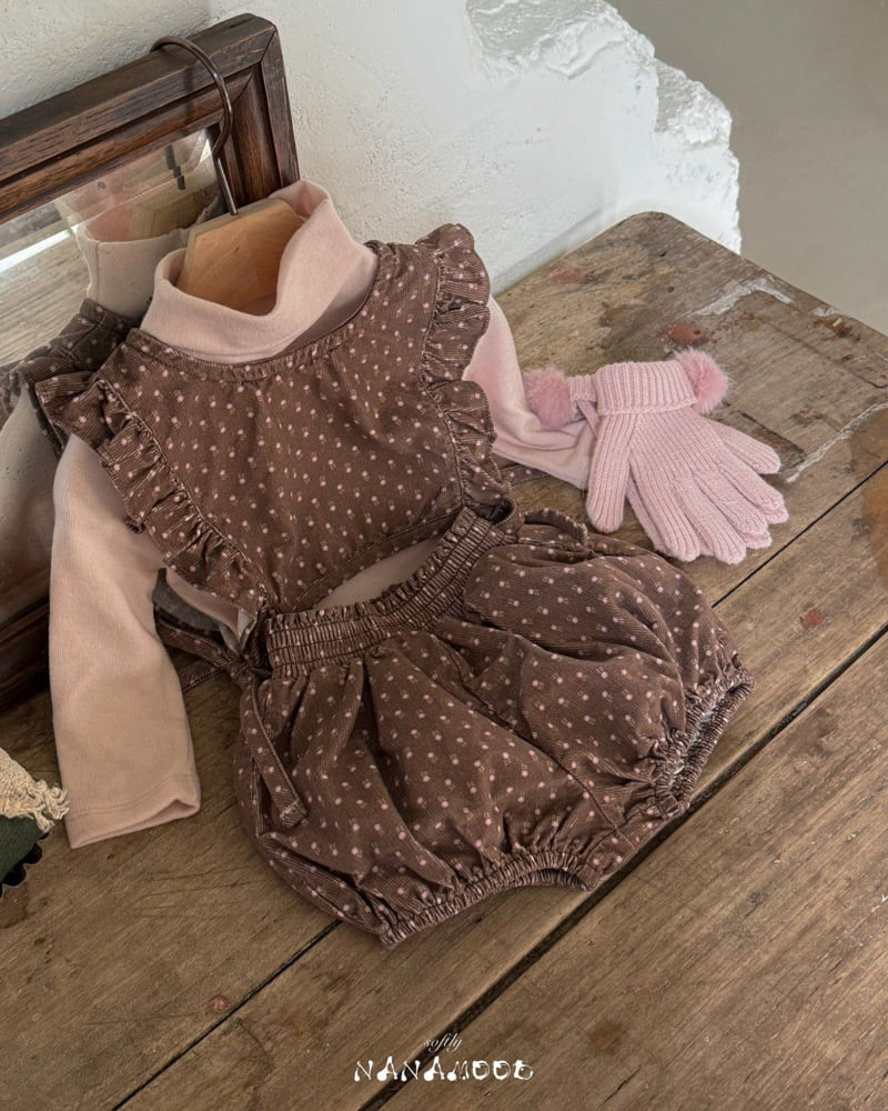 Banana J - Korean Baby Fashion - #babyoutfit - Bebe Flory Frill Set - 10