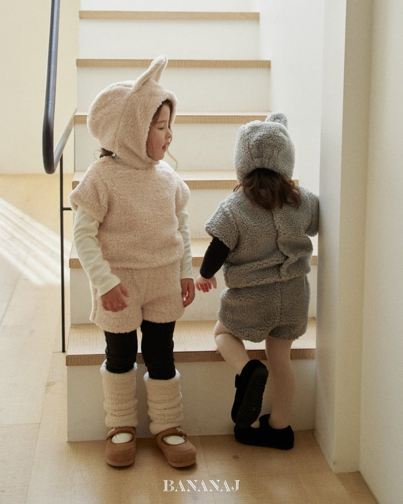 Banana J - Korean Baby Fashion - #onlinebabyboutique - Bebe Love Top Bottom Set - 11