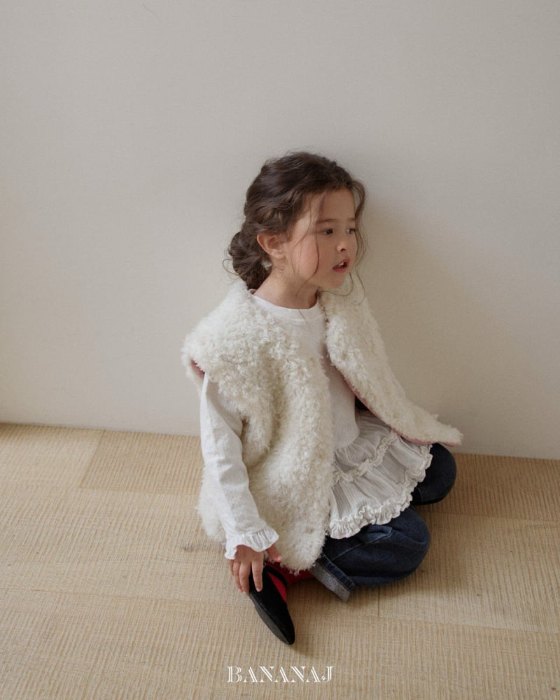 Banana J - Korean Baby Fashion - #onlinebabyboutique - Bebe Ruffle Frill Tee - 10