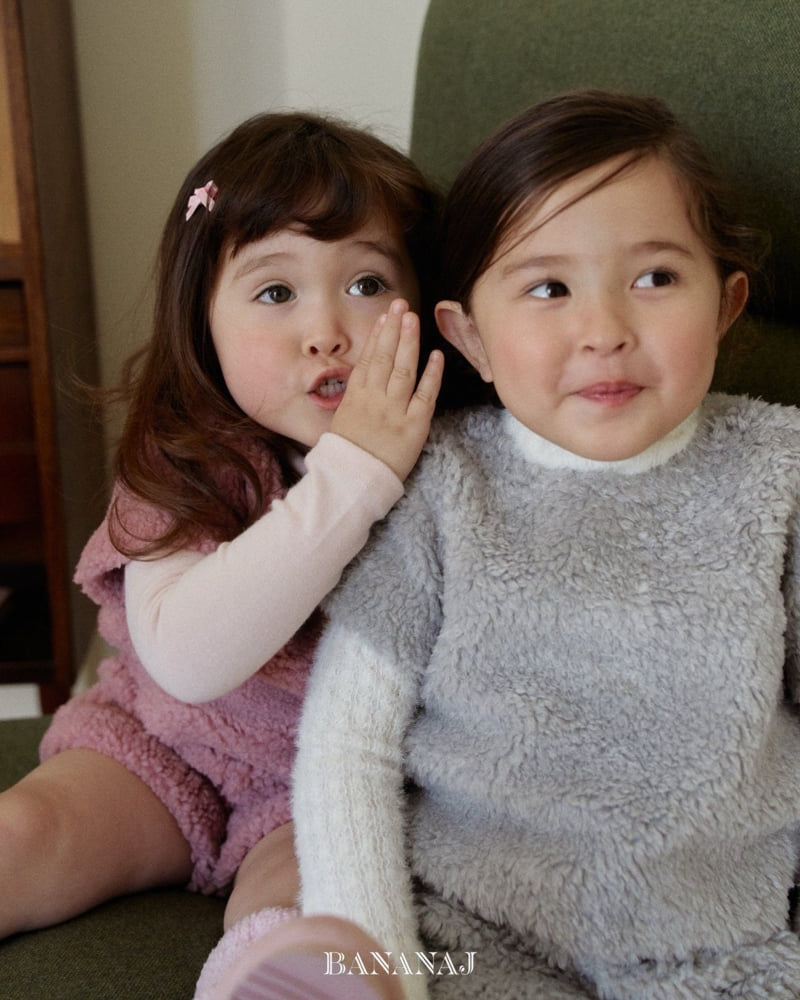 Banana J - Korean Baby Fashion - #onlinebabyshop - Bebe Love Top Bottom Set - 12