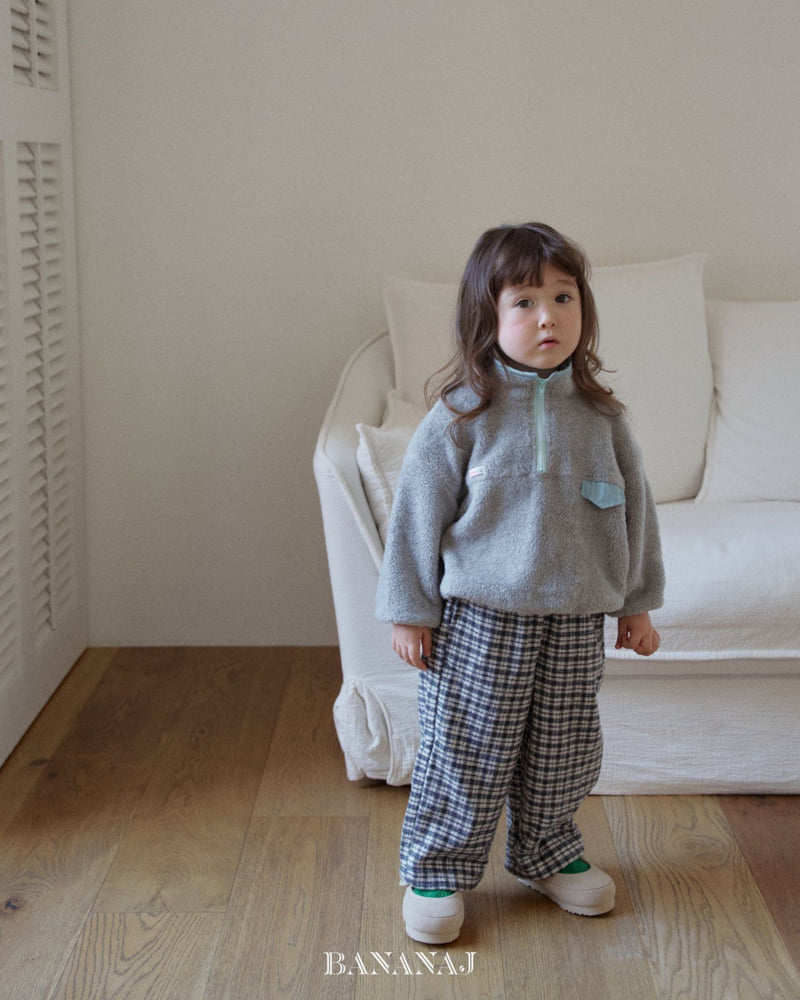 Banana J - Korean Children Fashion - #Kfashion4kids - Cozy Check Pants - 7