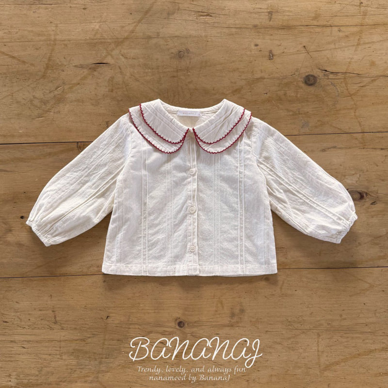 Banana J - Korean Children Fashion - #Kfashion4kids - Latte Blouse