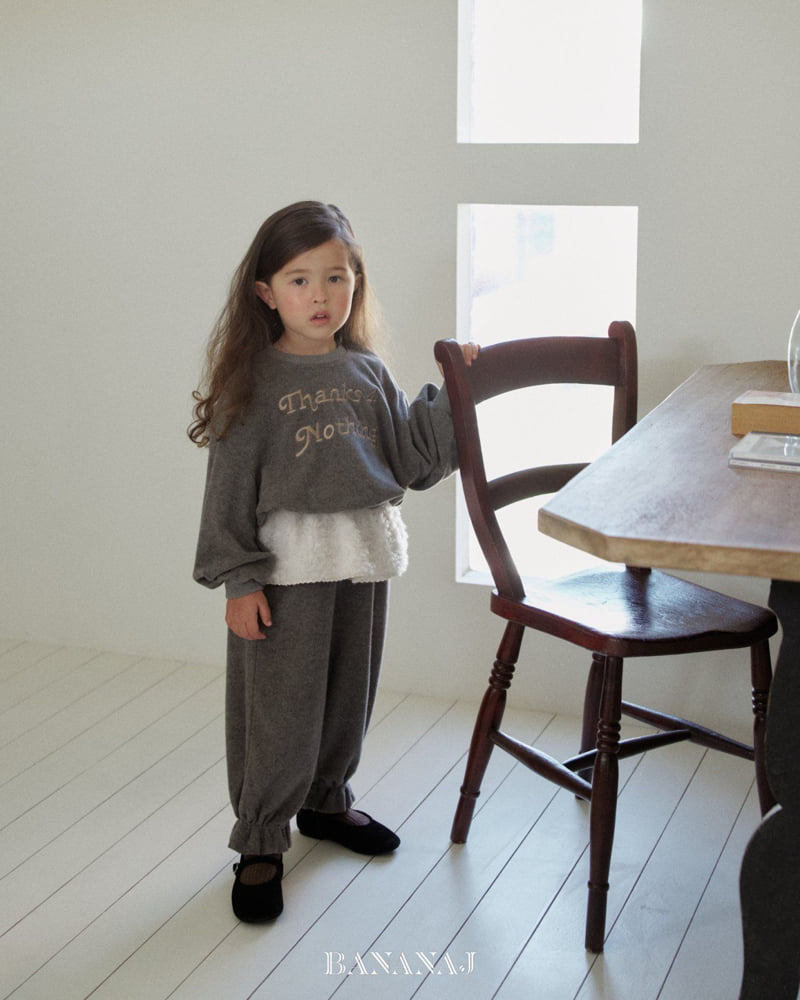 Banana J - Korean Children Fashion - #Kfashion4kids - Thanks For Sweatshirt - 9
