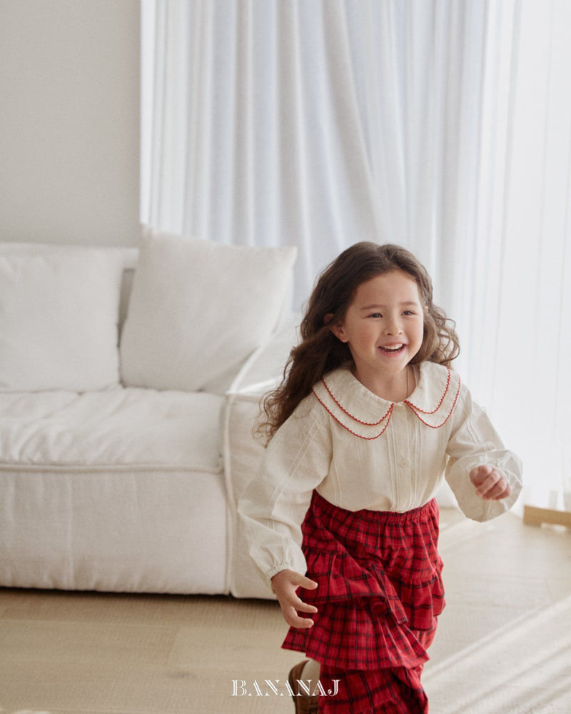 Banana J - Korean Children Fashion - #childofig - Latte Blouse - 9