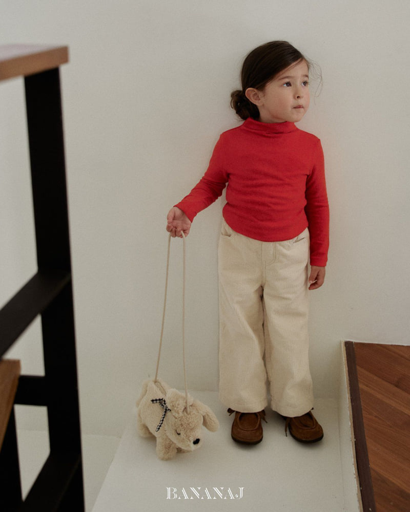 Banana J - Korean Children Fashion - #childofig - Soft Turtleneck Tee - 8