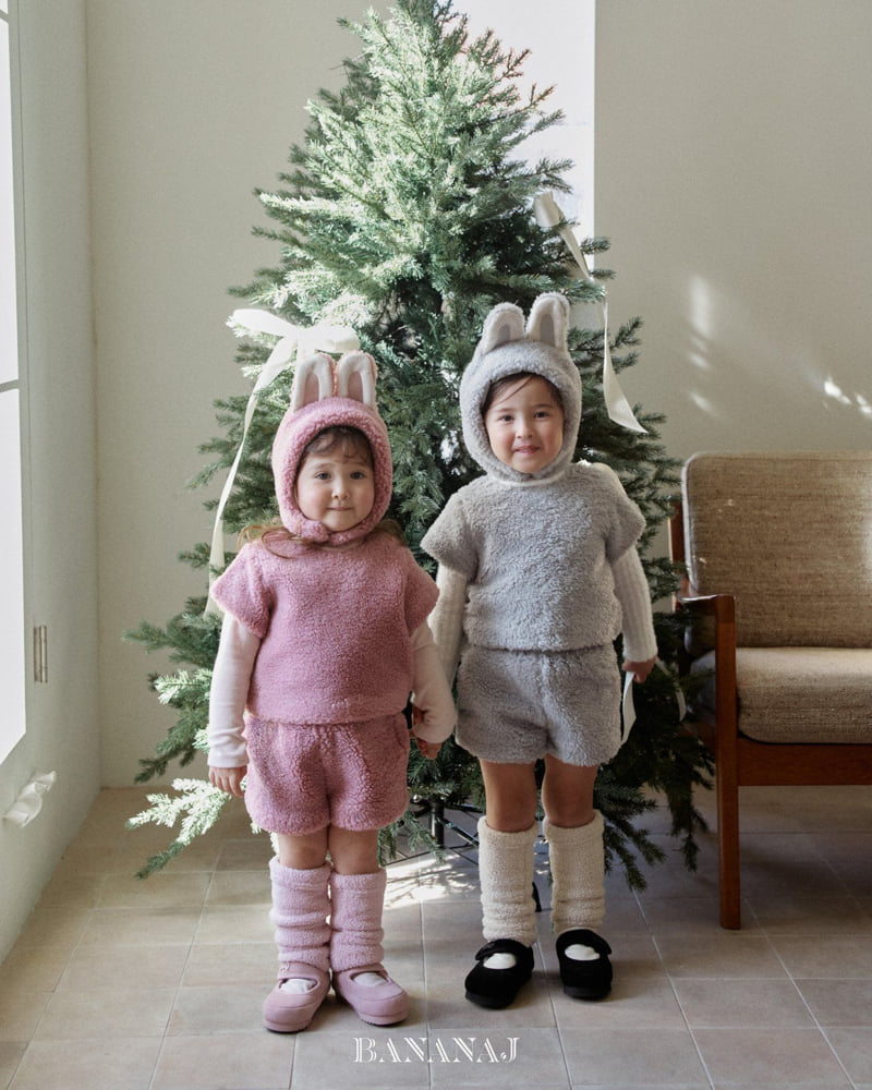Banana J - Korean Children Fashion - #childrensboutique - Love Top Bottom Set - 6