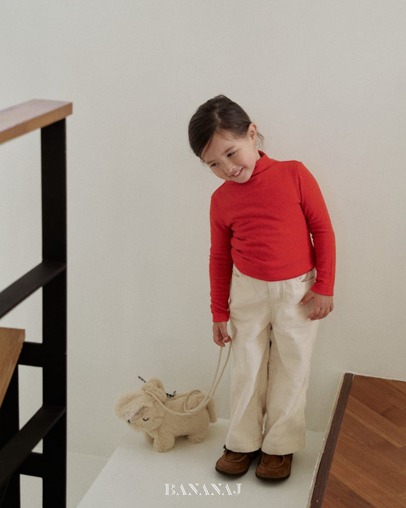 Banana J - Korean Children Fashion - #childrensboutique - Soft Turtleneck Tee - 9