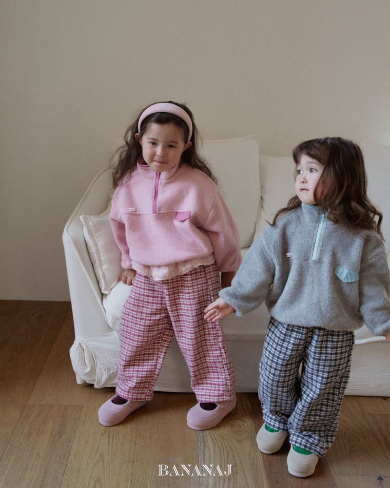 Banana J - Korean Children Fashion - #designkidswear - Foaming Half-Zip - 9