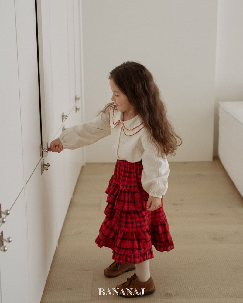 Banana J - Korean Children Fashion - #designkidswear - Latte Blouse - 11