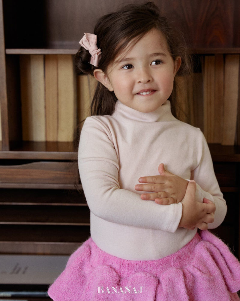 Banana J - Korean Children Fashion - #designkidswear - Soft Turtleneck Tee - 10