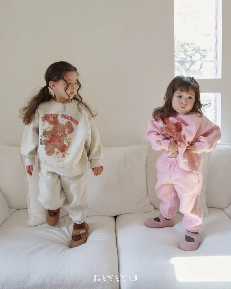 Banana J - Korean Children Fashion - #discoveringself - Bunny Top Bottom Set - 9