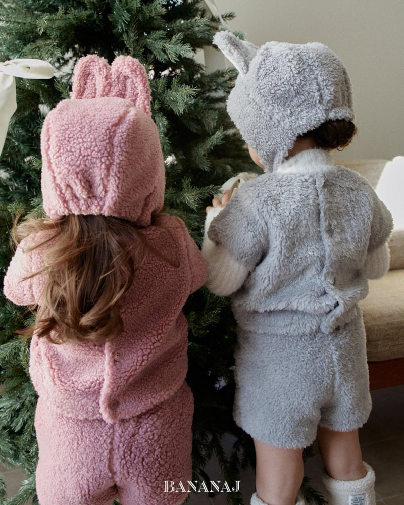 Banana J - Korean Children Fashion - #discoveringself - Love Top Bottom Set - 8