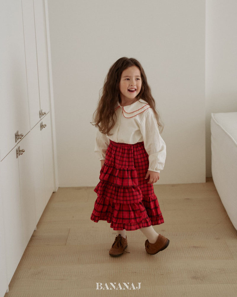 Banana J - Korean Children Fashion - #discoveringself - Latte Blouse - 12