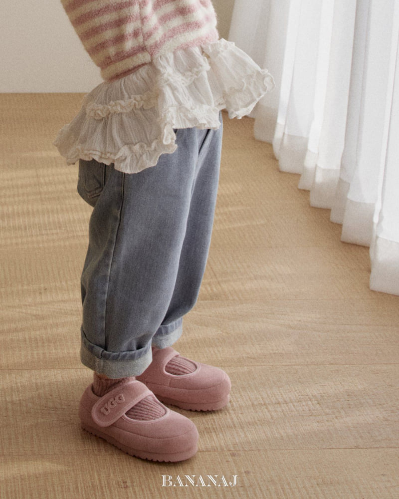 Banana J - Korean Children Fashion - #fashionkids - Winter Denim Pants - 5