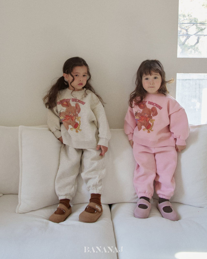 Banana J - Korean Children Fashion - #fashionkids - Bunny Top Bottom Set - 10