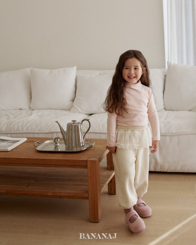 Banana J - Korean Children Fashion - #fashionkids - Soft Turtleneck Tee - 12
