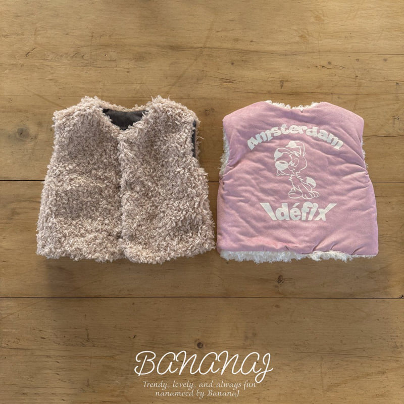 Banana J - Korean Children Fashion - #fashionkids - Pick Reversible Vest