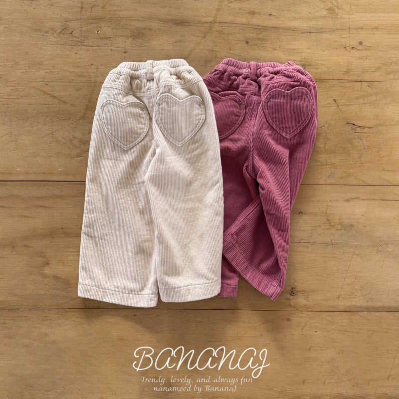 Banana J - Korean Children Fashion - #kidsshorts - Heart Lucky Pants
