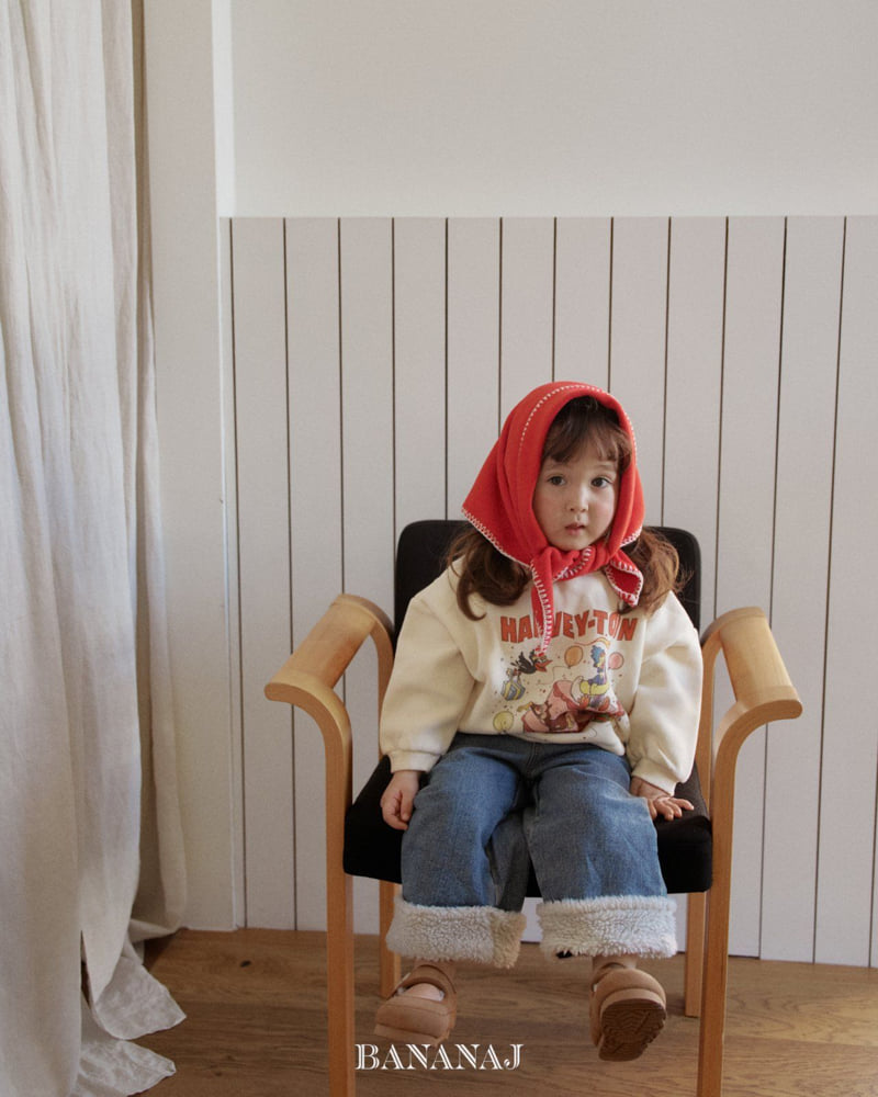 Banana J - Korean Children Fashion - #kidsshorts - Happy Toon Long Sleeve Tee - 9