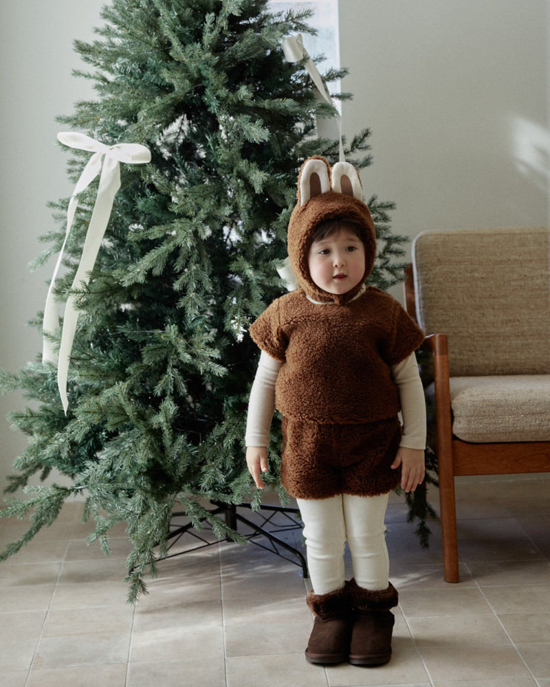 Banana J - Korean Children Fashion - #kidsstore - Thick Cord Leggings - 6