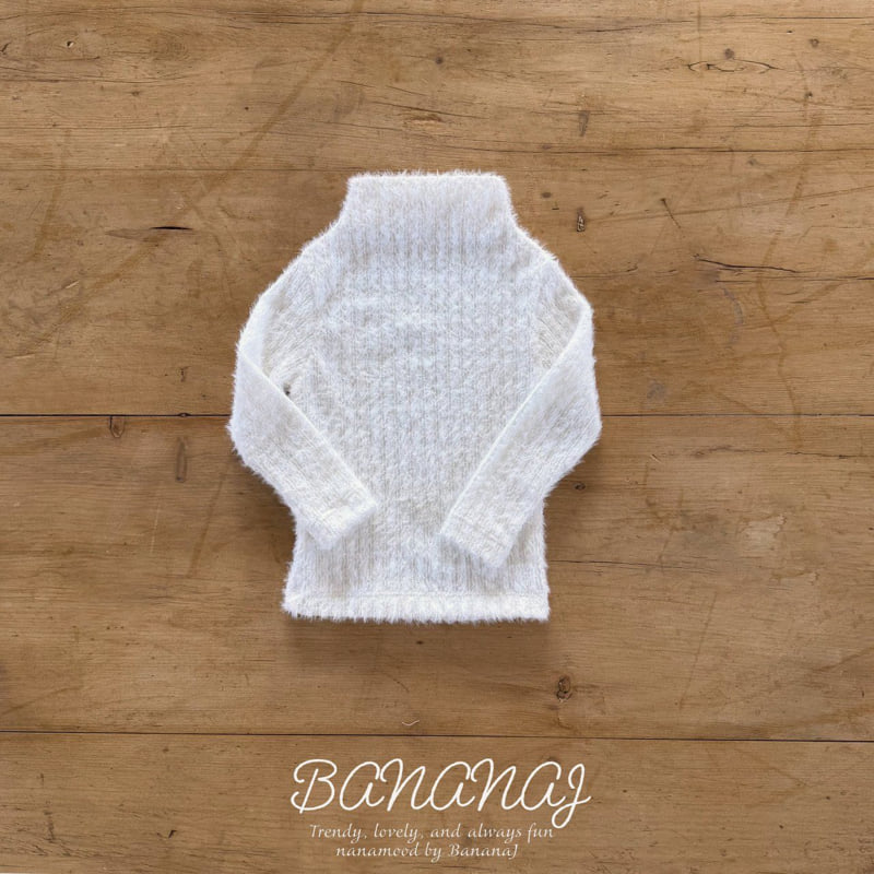 Banana J - Korean Children Fashion - #kidsstore - Soft Touch Turtleneck Tee