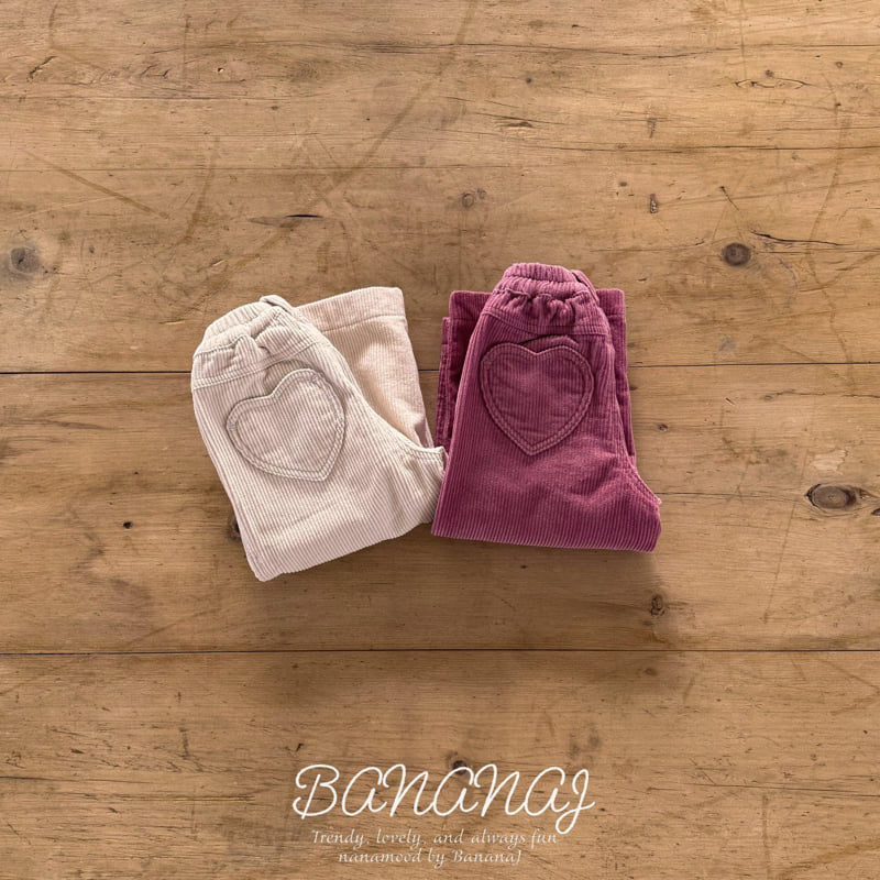 Banana J - Korean Children Fashion - #kidzfashiontrend - Heart Lucky Pants - 3