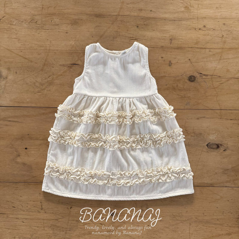 Banana J - Korean Children Fashion - #kidzfashiontrend - Sherbet Frill One-piece