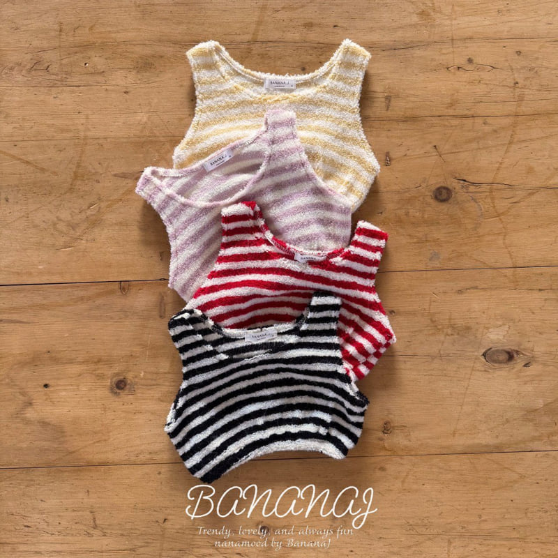 Banana J - Korean Children Fashion - #littlefashionista - Fluffy Stripe Top - 3
