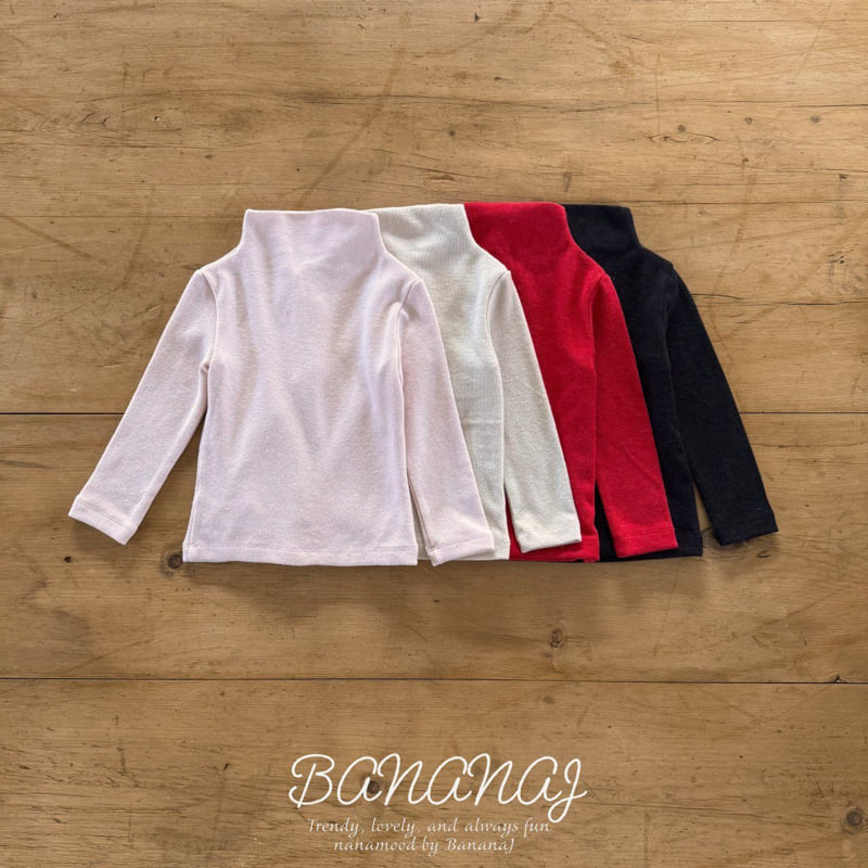 Banana J - Korean Children Fashion - #littlefashionista - Soft Turtleneck Tee