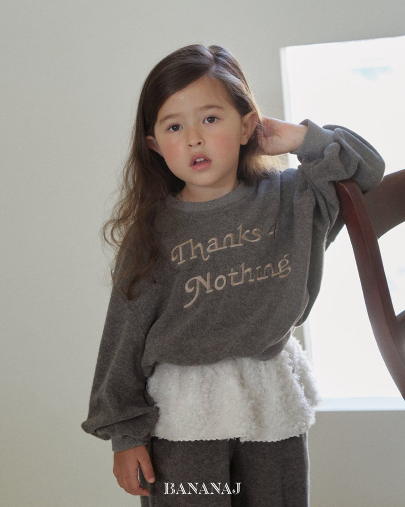 Banana J - Korean Children Fashion - #littlefashionista - Thanks For Sweatshirt - 10