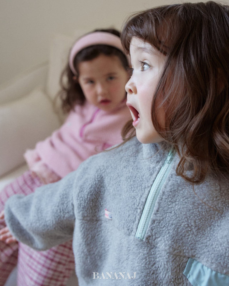Banana J - Korean Children Fashion - #magicofchildhood - Foaming Half-Zip - 3