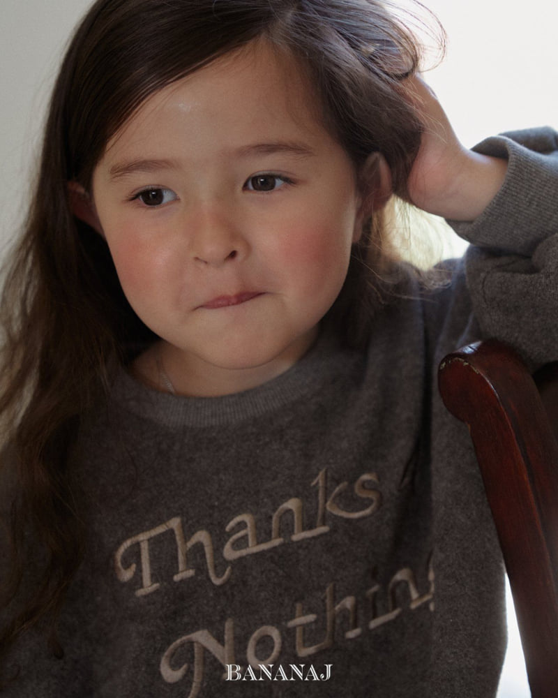 Banana J - Korean Children Fashion - #magicofchildhood - Thanks For Sweatshirt - 11