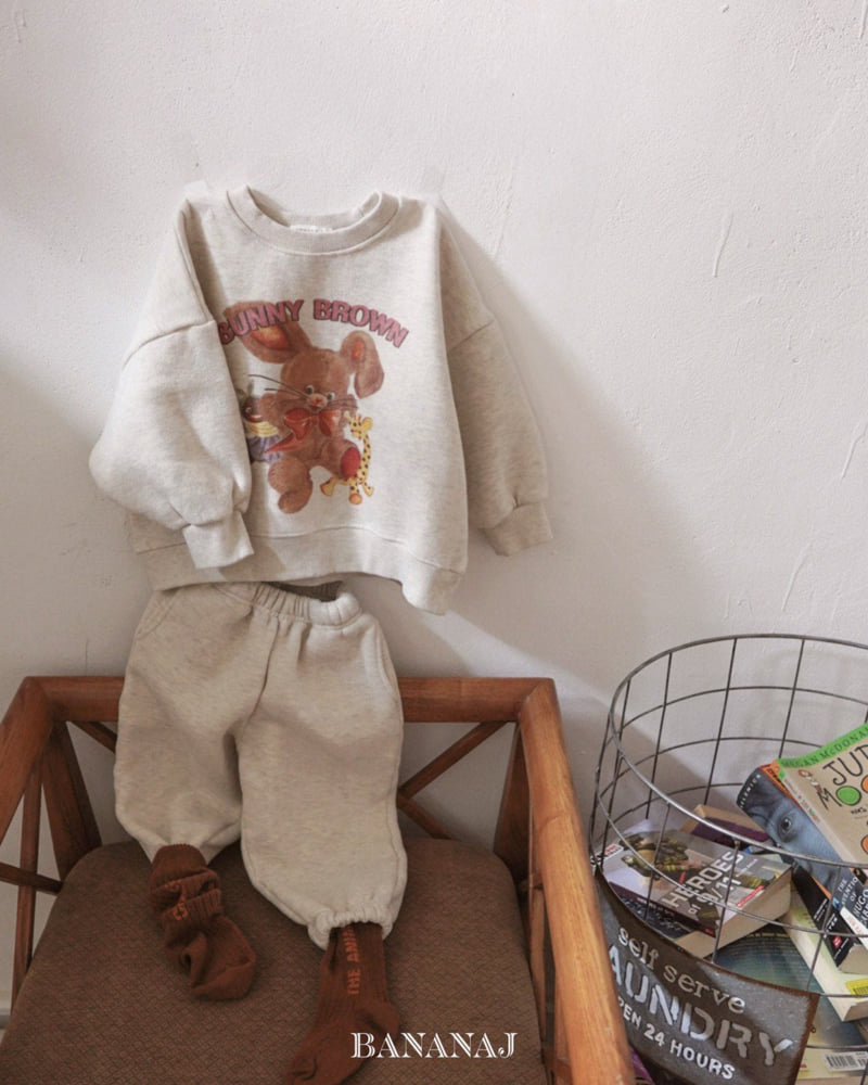 Banana J - Korean Children Fashion - #minifashionista - Bunny Top Bottom Set - 3