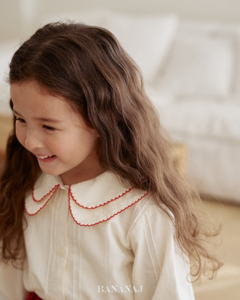Banana J - Korean Children Fashion - #magicofchildhood - Latte Blouse - 4