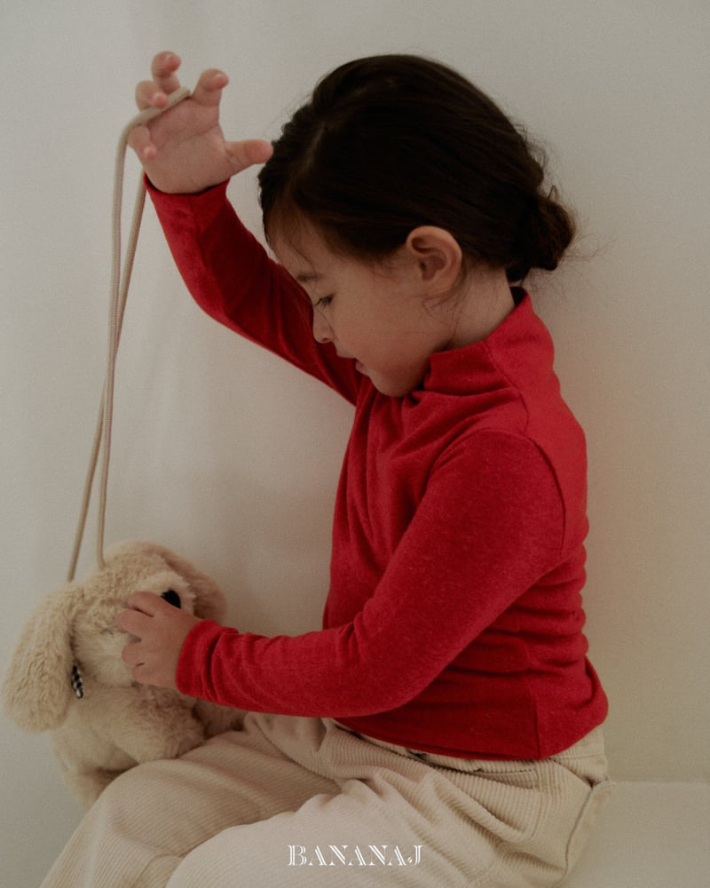 Banana J - Korean Children Fashion - #minifashionista - Soft Turtleneck Tee - 3