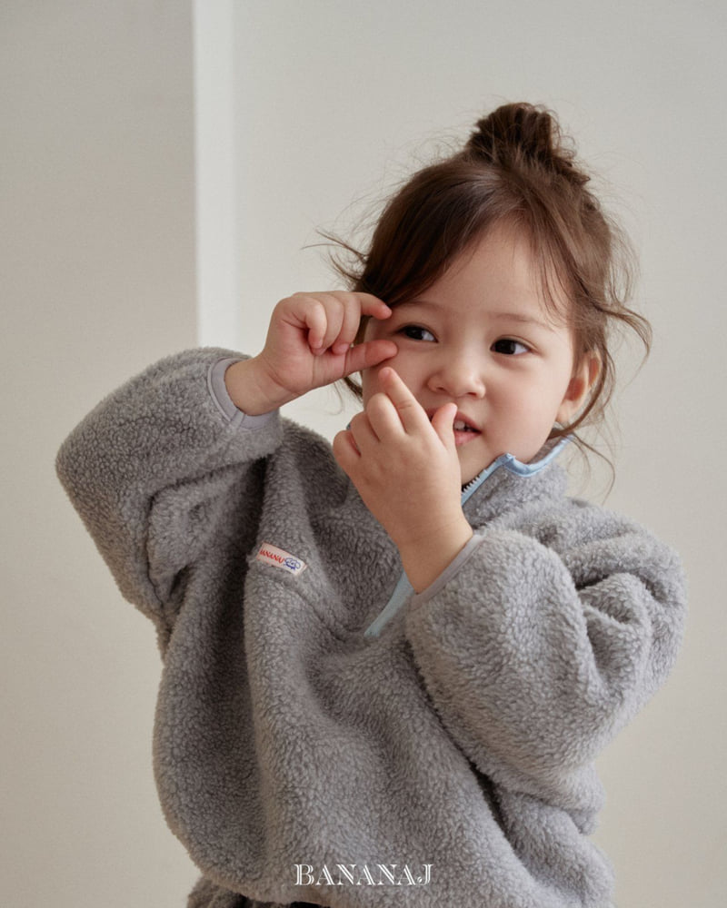 Banana J - Korean Children Fashion - #prettylittlegirls - Foaming Half-Zip - 5