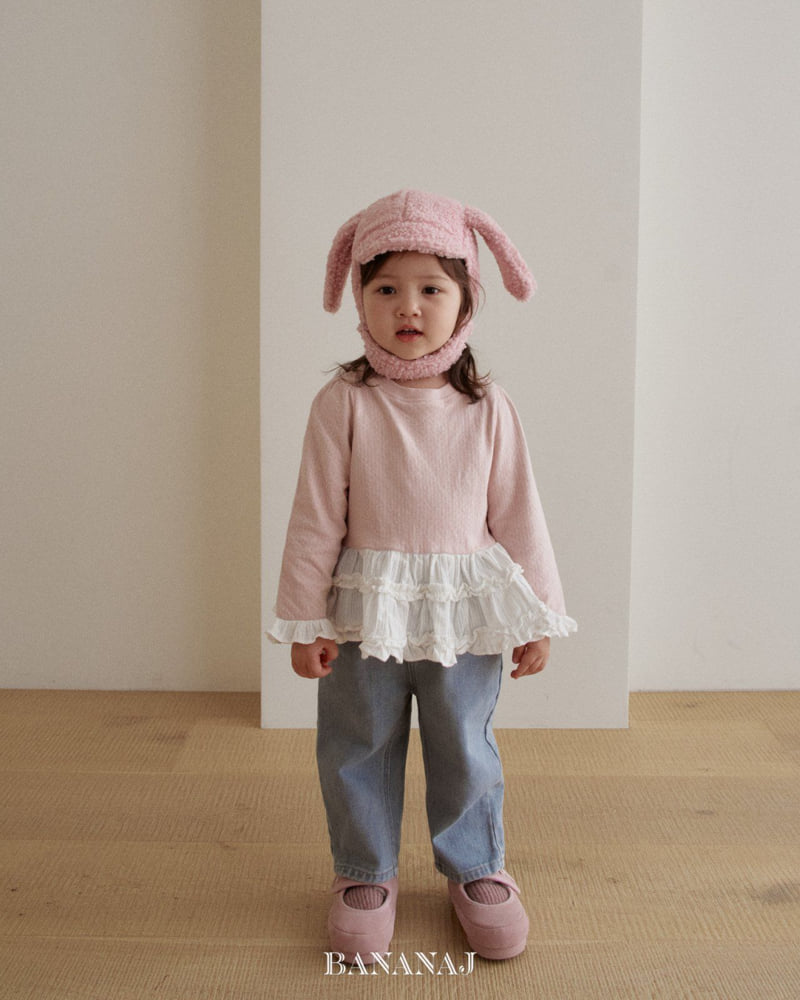 Banana J - Korean Children Fashion - #prettylittlegirls - Ruffle Frill Tee - 12