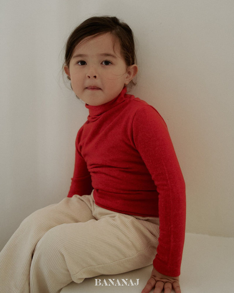 Banana J - Korean Children Fashion - #minifashionista - Soft Turtleneck Tee - 4