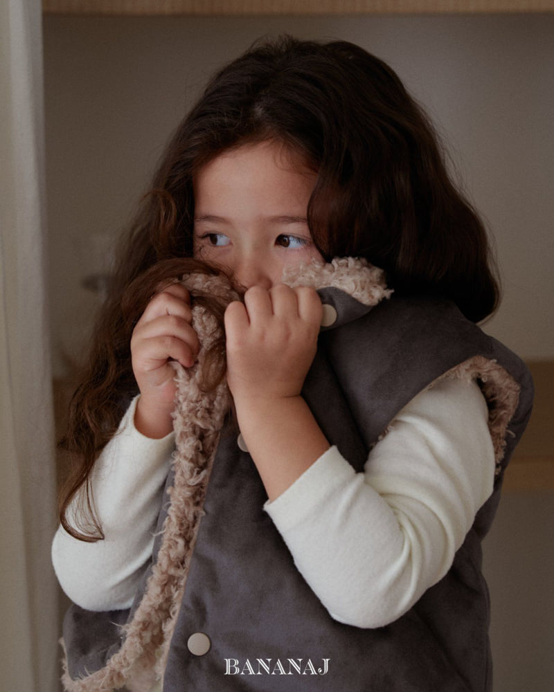 Banana J - Korean Children Fashion - #prettylittlegirls - Pick Reversible Vest - 9