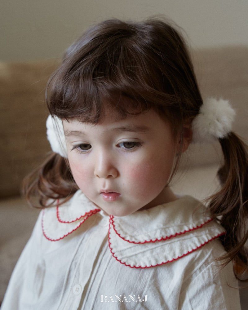 Banana J - Korean Children Fashion - #todddlerfashion - Latte Blouse - 6