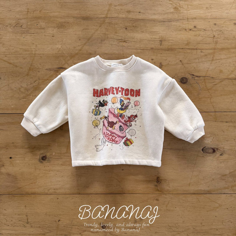 Banana J - Korean Children Fashion - #todddlerfashion - Happy Toon Long Sleeve Tee