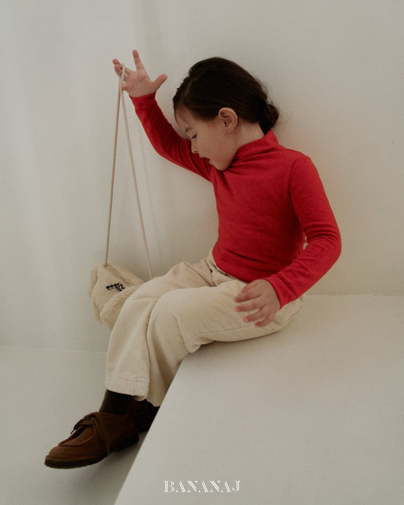 Banana J - Korean Children Fashion - #toddlerclothing - Soft Turtleneck Tee - 6