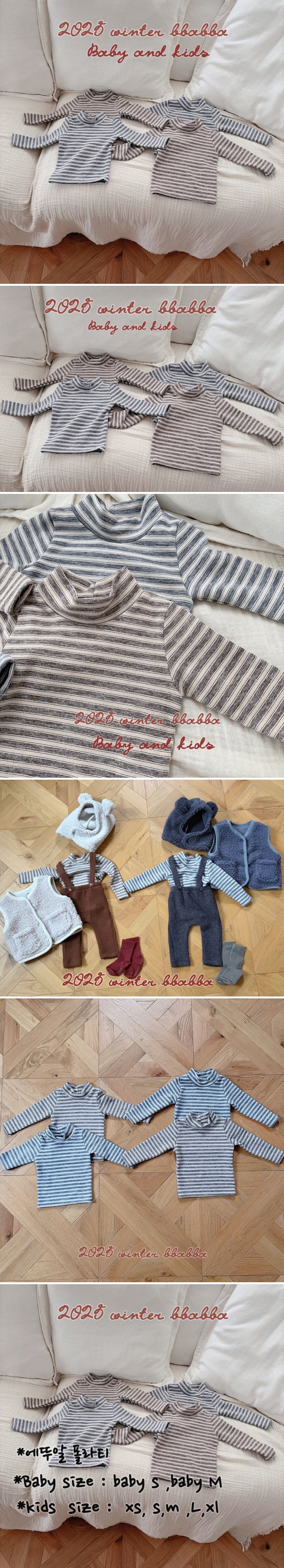Bbabba - Korean Baby Fashion - #babylifestyle - Etoile Fleece Turtleneck Tee