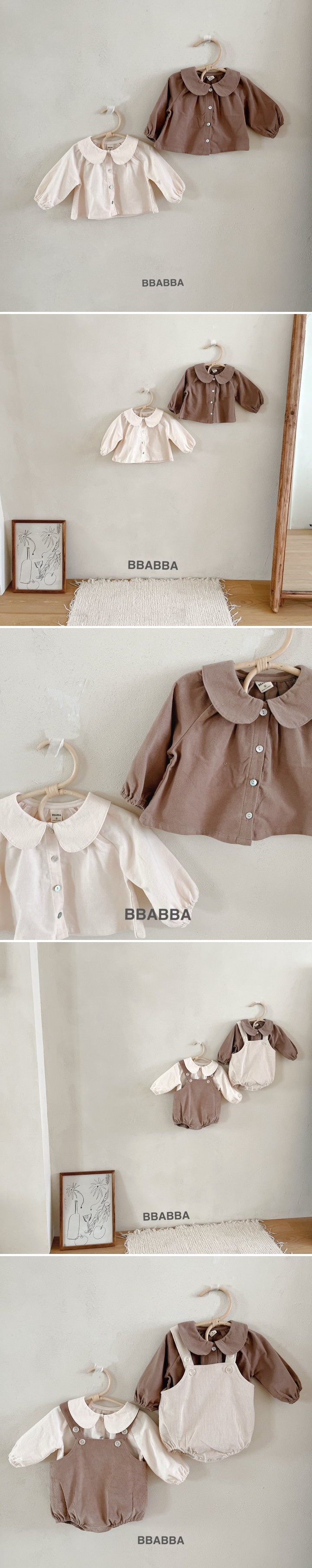 Bbabba - Korean Baby Fashion - #babyoninstagram - Roa Peach Fleece Blouse