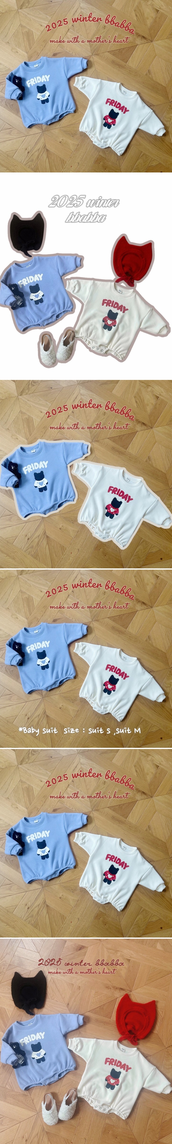 Bbabba - Korean Baby Fashion - #babyoutfit - Kitty Suit