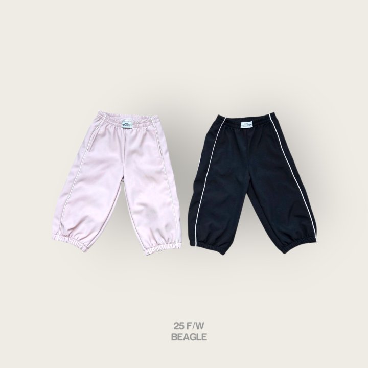 Beagle - Korean Children Fashion - #Kfashion4kids - Crisp Fleece Piped Pants