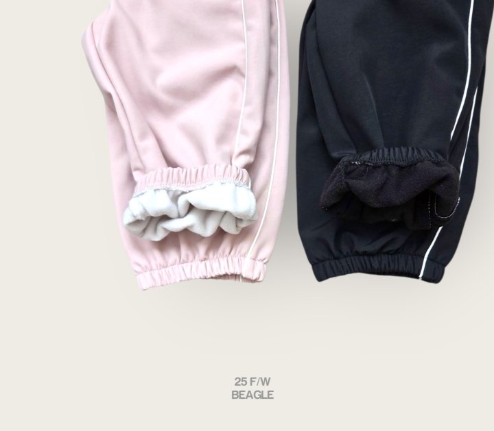 Beagle - Korean Children Fashion - #childofig - Crisp Fleece Piped Pants - 6