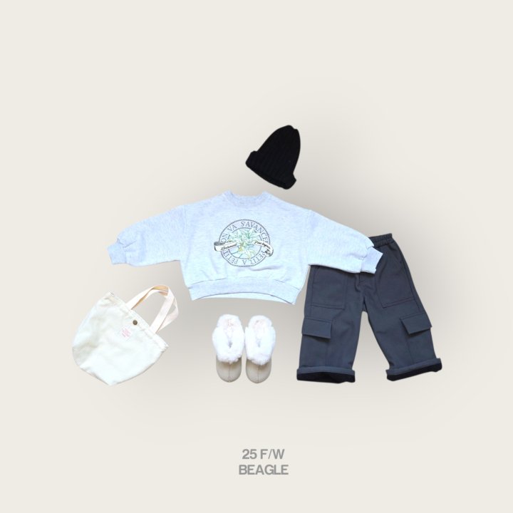 Beagle - Korean Children Fashion - #childrensboutique - Cargo Fleece Pants - 9