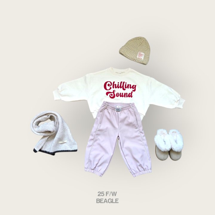 Beagle - Korean Children Fashion - #childrensboutique - Crisp Fleece Piped Pants - 8